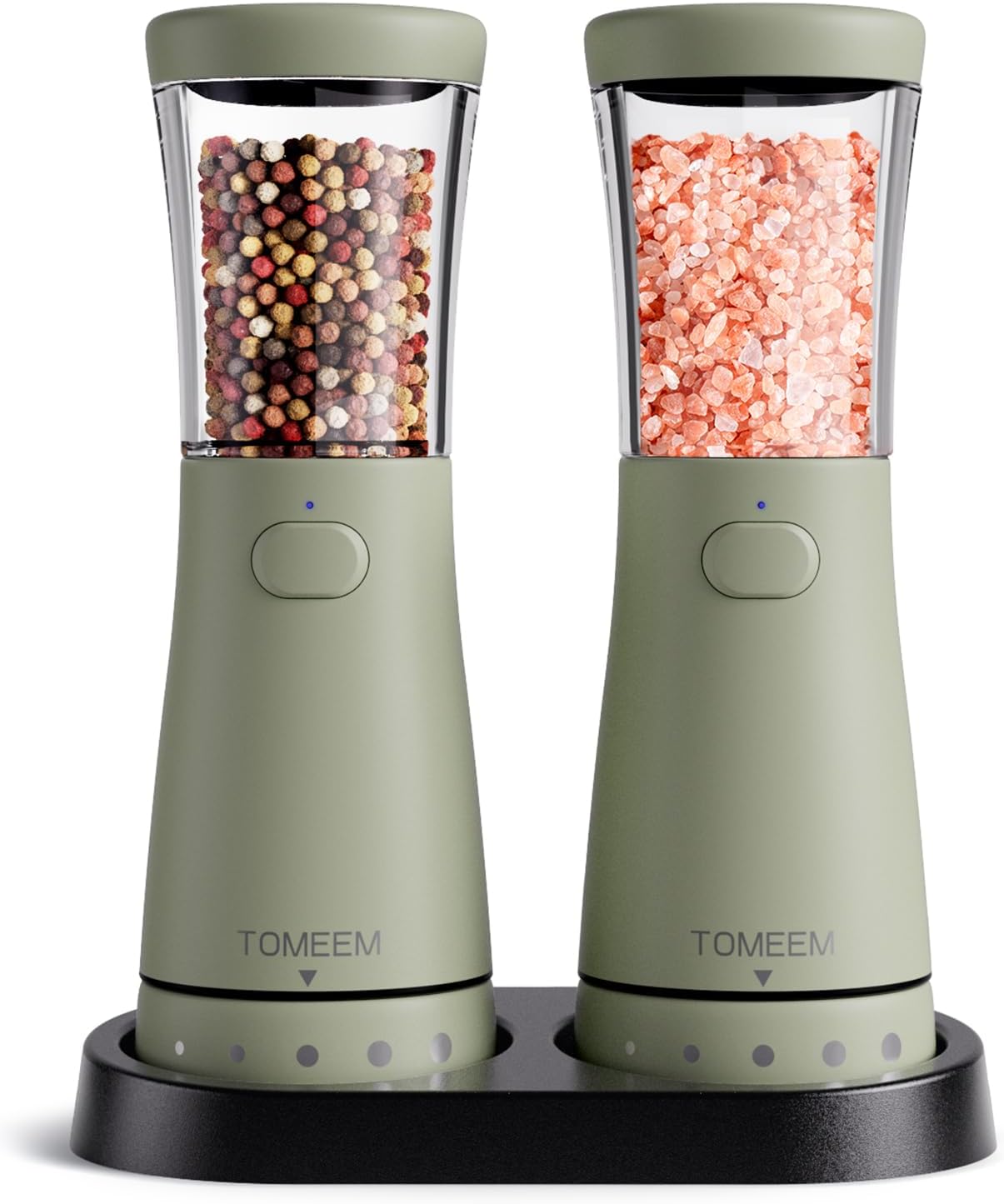 Electric Salt and Pepper Grinder Set