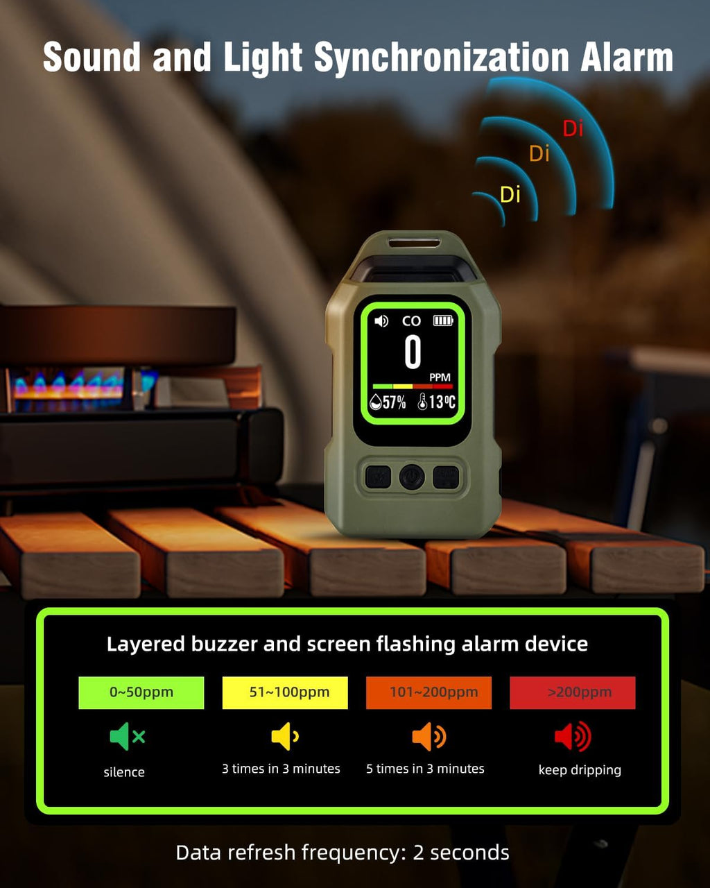 Portable Carbon Monoxide Detector