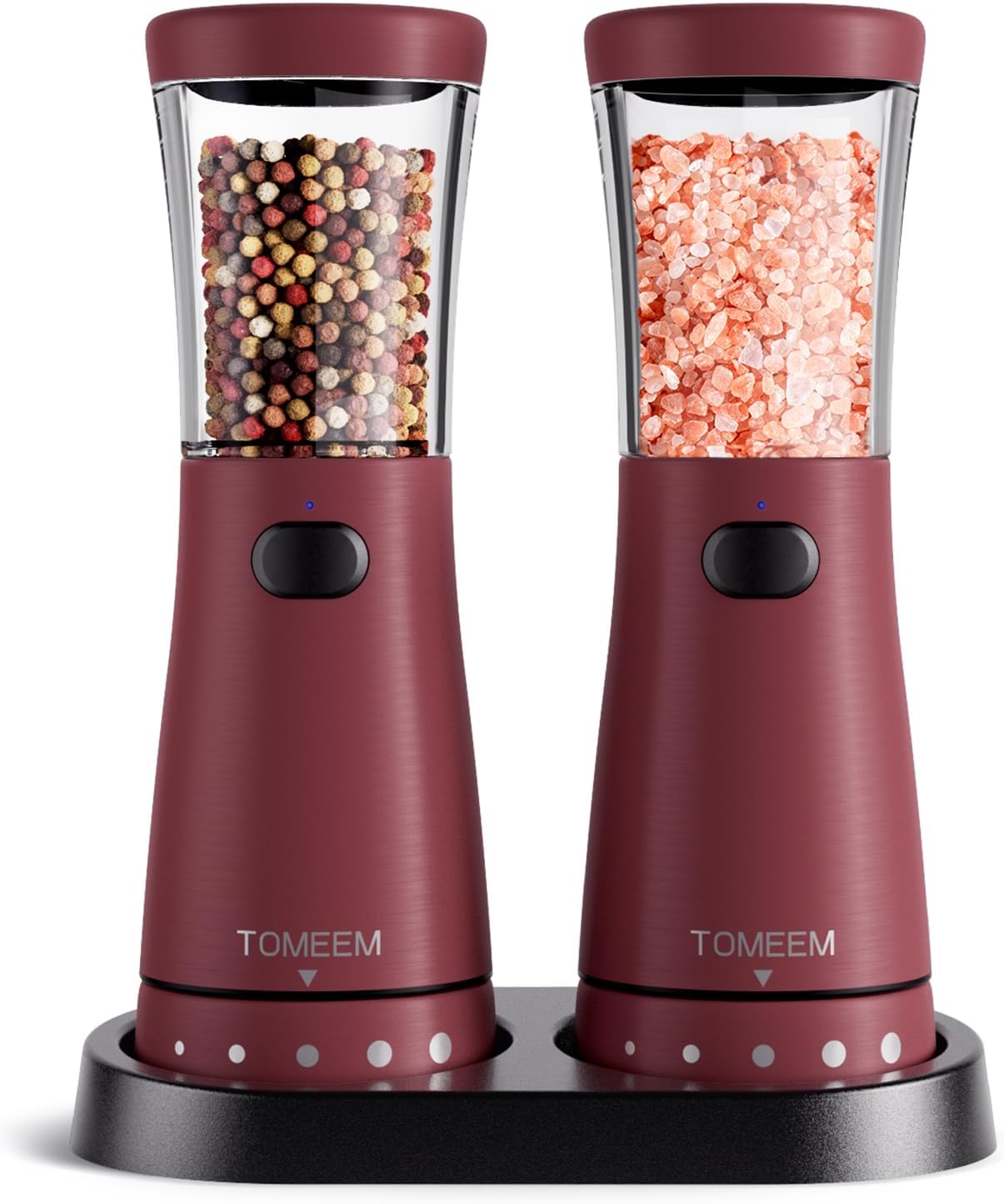 Electric Salt and Pepper Grinder Set