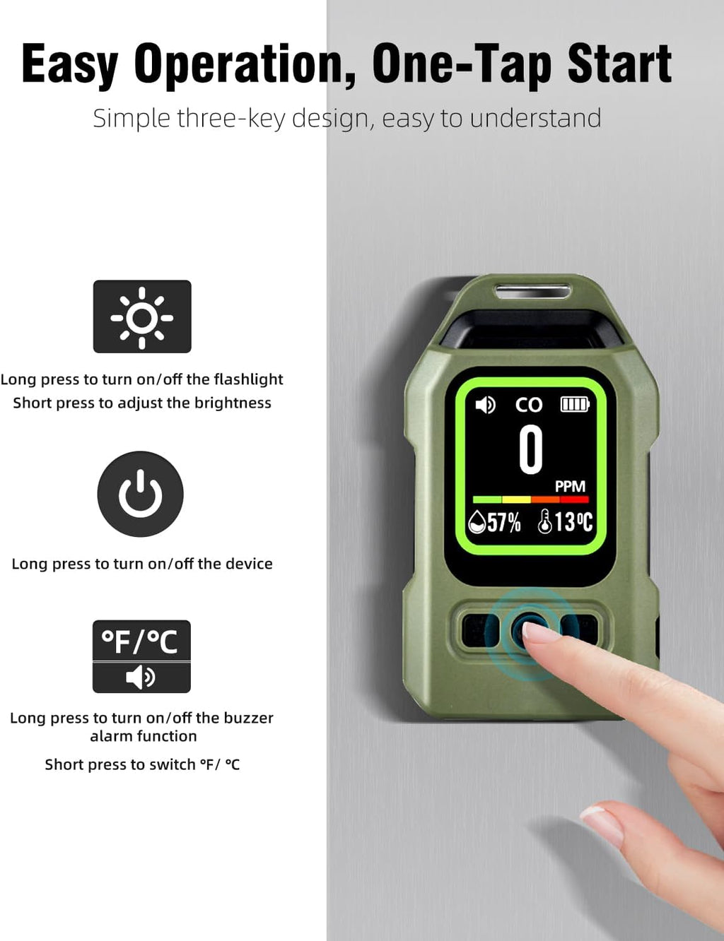 Portable Carbon Monoxide Detector
