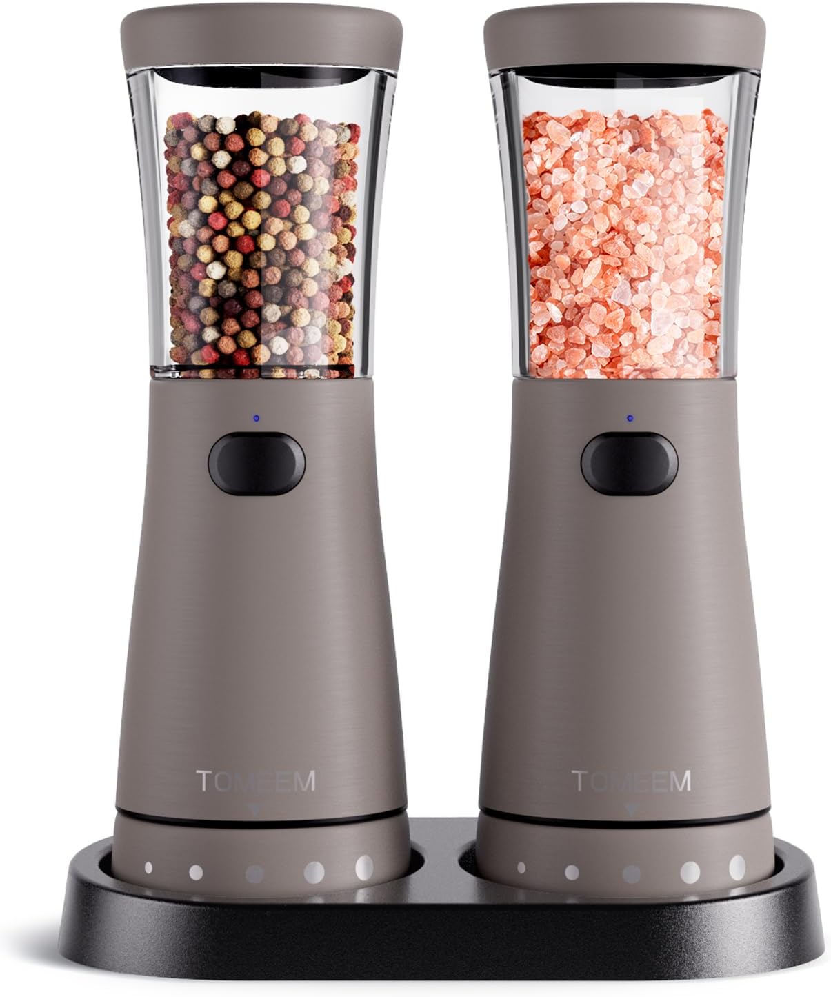 Electric Salt and Pepper Grinder Set