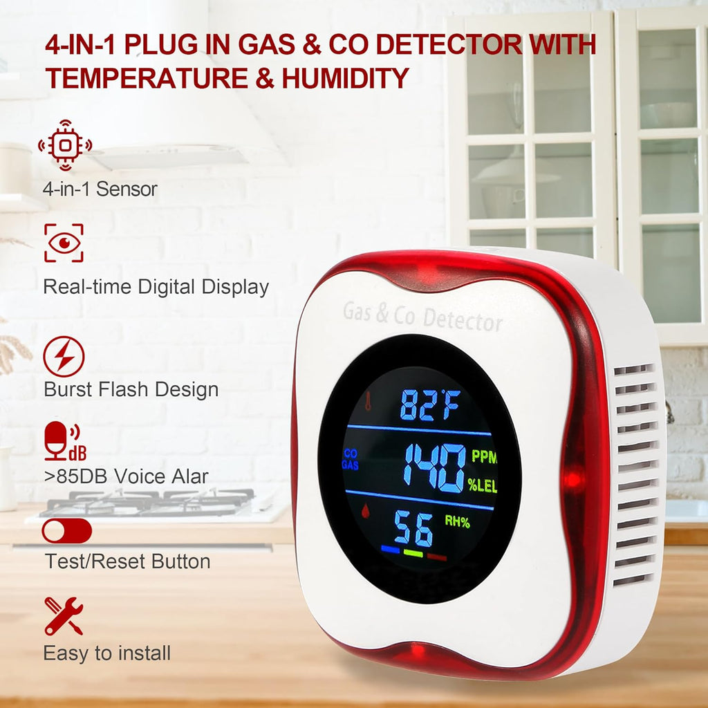 2 Packs Carbon-Monoxide-Detectors