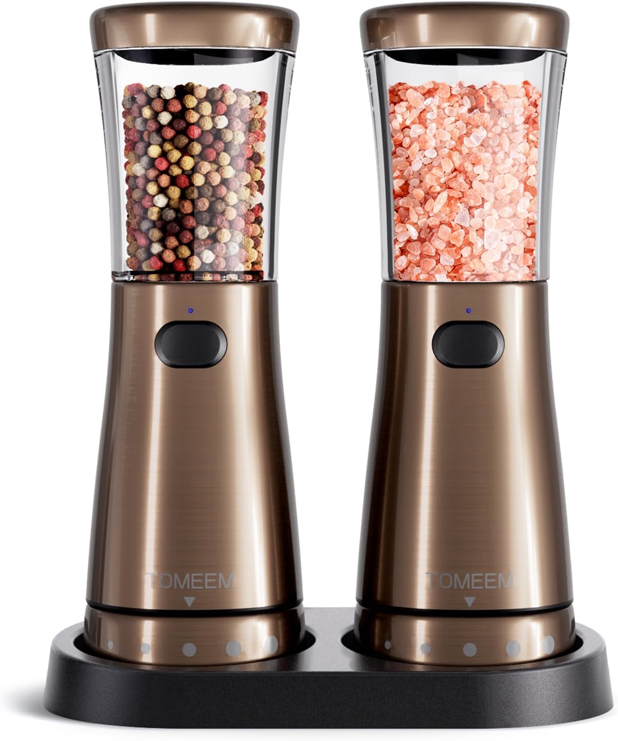 Electric Salt and Pepper Grinder Set
