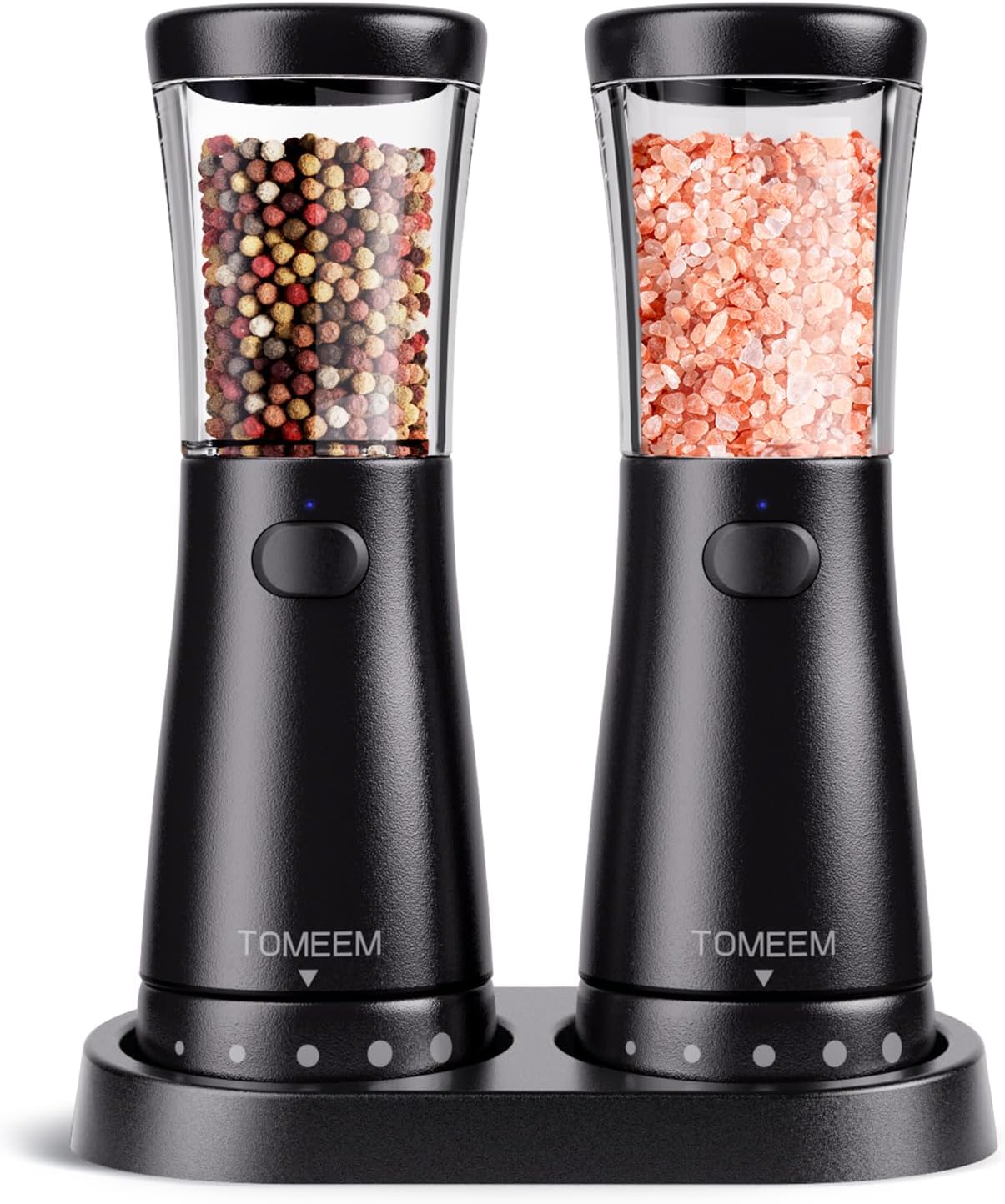 Electric Salt and Pepper Grinder Set