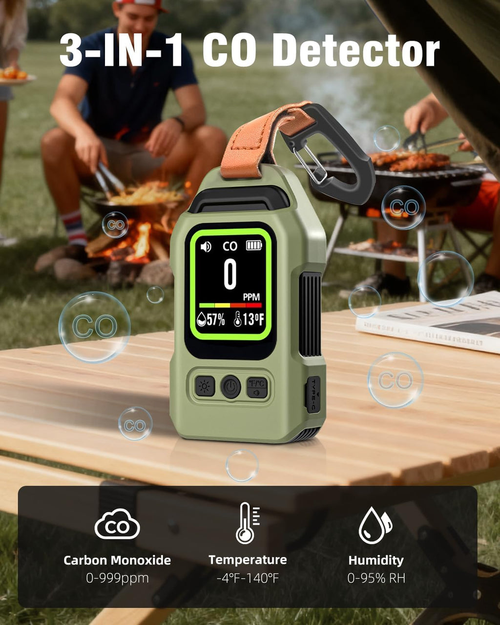 Portable Carbon Monoxide Detector