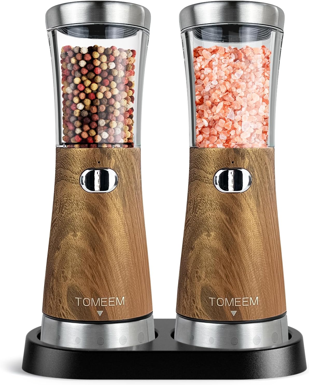 Electric Salt and Pepper Grinder Set