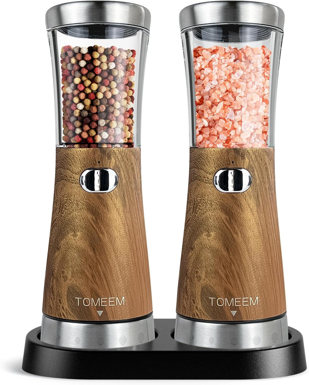 Electric Salt and Pepper Grinder Set