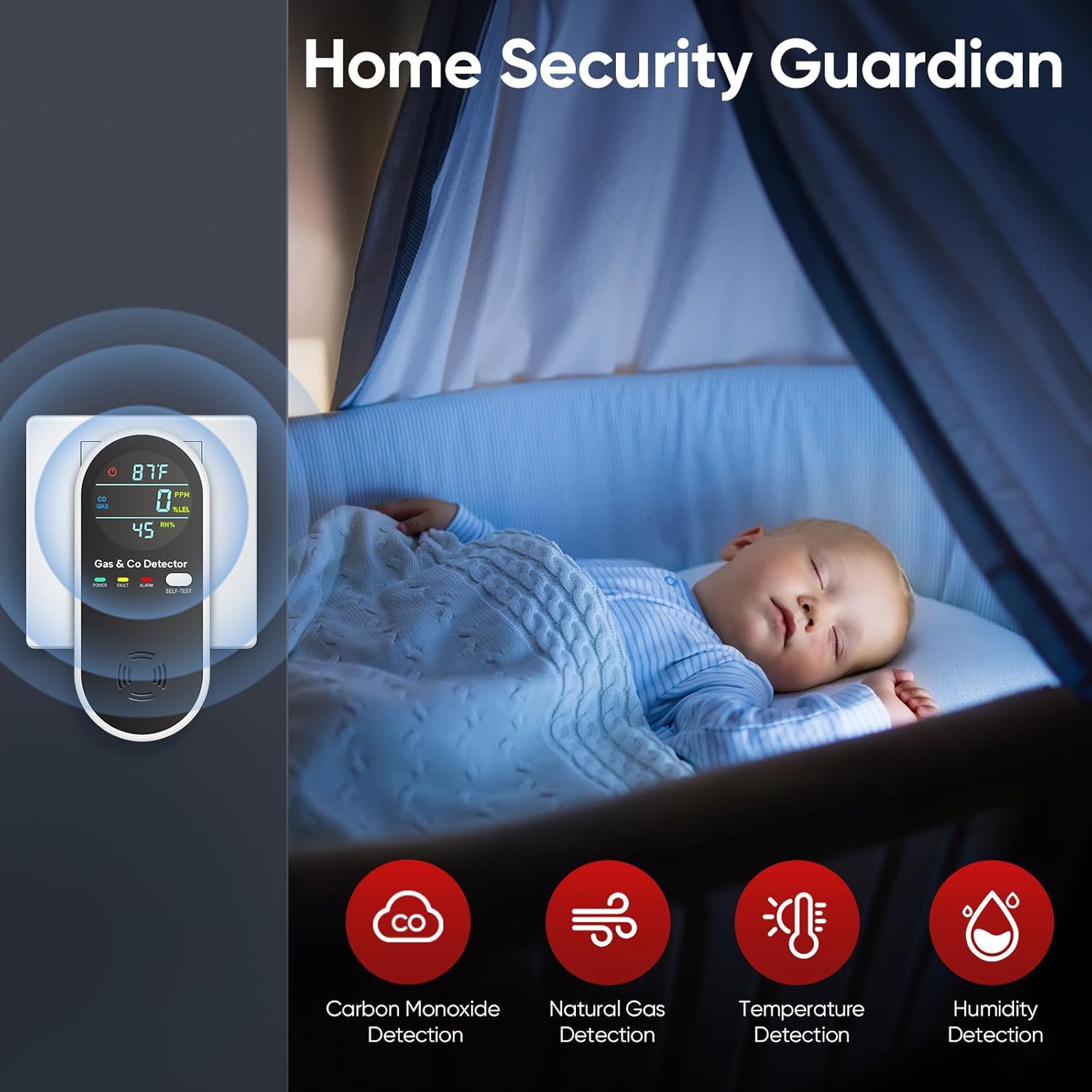 NICGOL 4 in 1 Upgraded Natural Gas Leak Detector