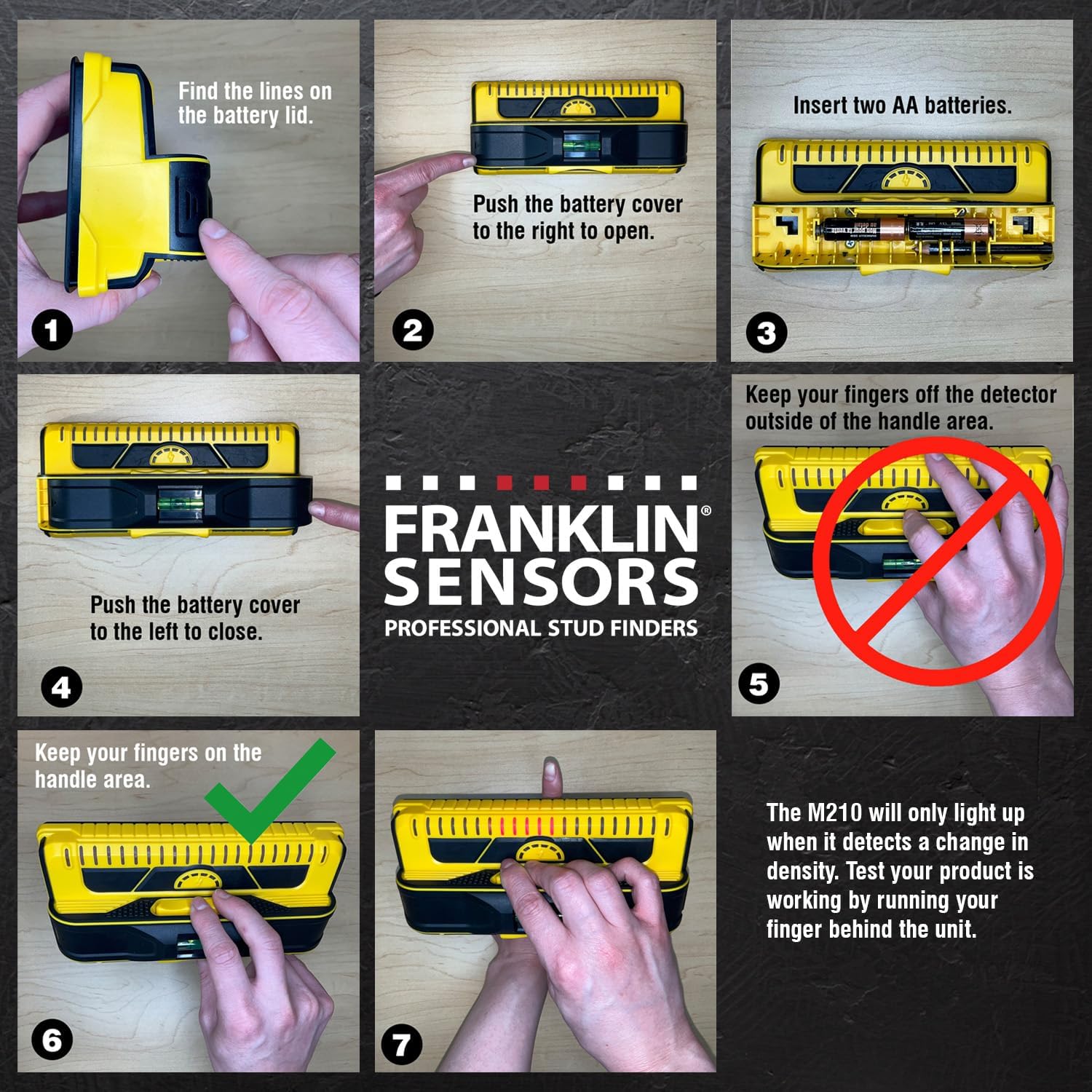 Franklin Sensors Prosensor M210 Stud Finder