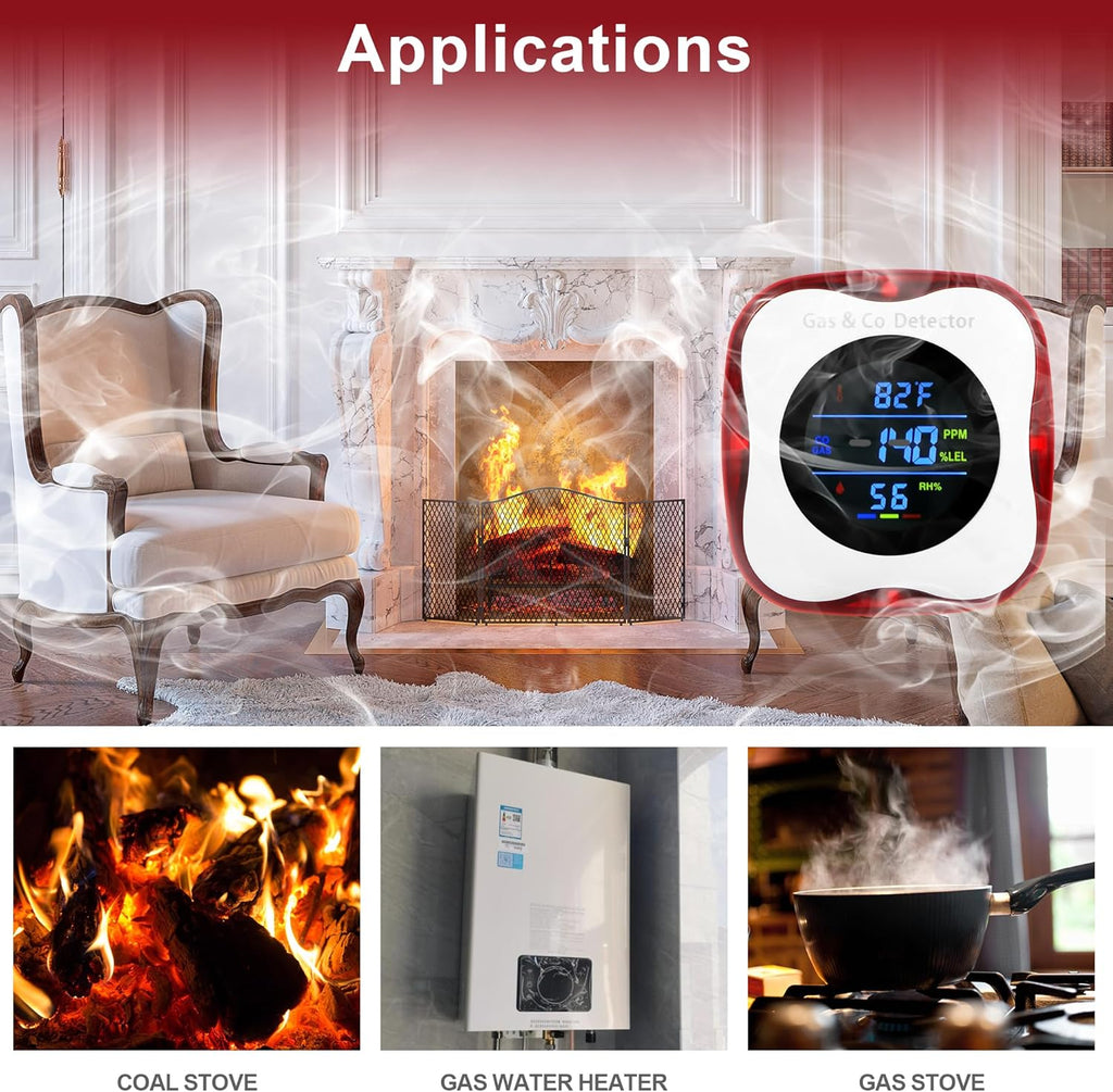 2 Packs Carbon-Monoxide-Detectors