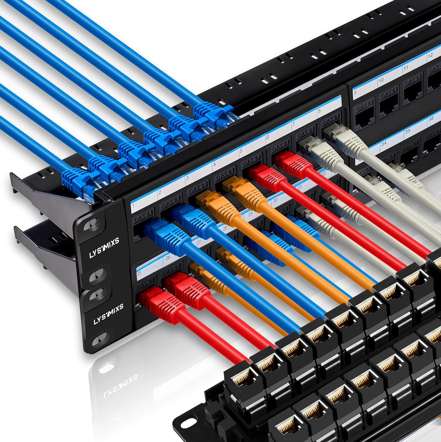 48 Port RJ45 Cat6 Patch Panel